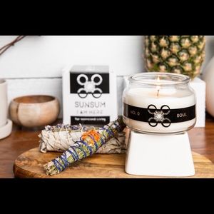 No. 0 - Soul, Sunsum, Adinkra, Apothecary Jar, 8oz
